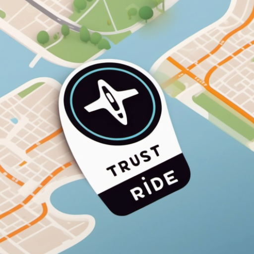 Eco-Friendly Safe Commutes: Route Optimization of Trust Ride Icon